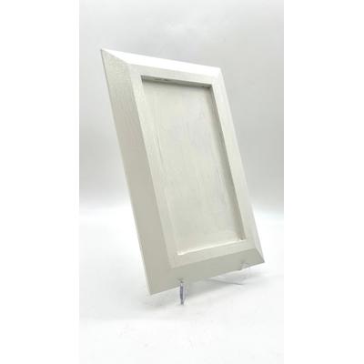10x20 cm Çini Karo Uyumlu Beyazi Ahşap Çerçeve