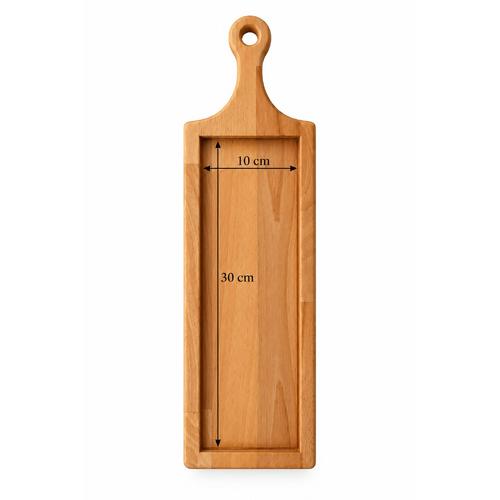 10x30 cm Çini Karo Uyumlu Saplı Ahşap Sunumluk (Karo Hariç)