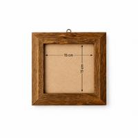 15x15 cm Çini Karo Uyumlu Ahşap Çerçeve