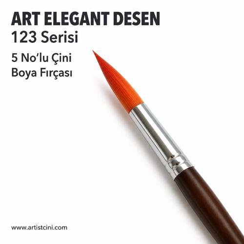 Art Elegant Desen 123 Serisi 5 Nolu Çini Fırçası
