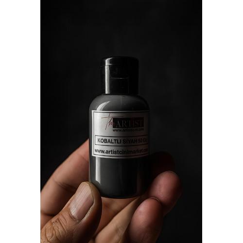 ART1252 Kobaltlı Siyah Hazır Çini ve Seramik Boyası 50 Gr..