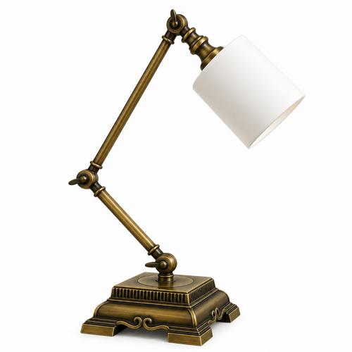 ARTIST ARCHIMEDES – Üç Noktadan Ayarlanabilir Antik Gold Masa Lambası