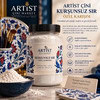 ARTIST ÇİNİ KURŞUNSUZ SIR – ÖZEL KARIŞIM 5  Kg.
