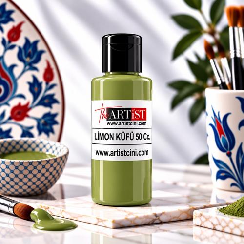 Artist Konsantre Pigmentli Çini ve Seramik Boyası 50 cc – Limon Küfü