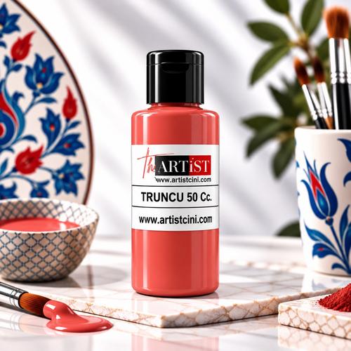 Artist Konsantre Pigmentli Çini ve Seramik Boyası 50 cc –Turuncu