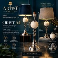ARTIST ORBIT 54 – Krom Çini Abajur