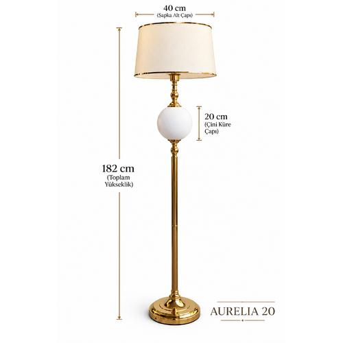 AURELIA 20 Çini Küre Lambader – Artist Signature Serisi