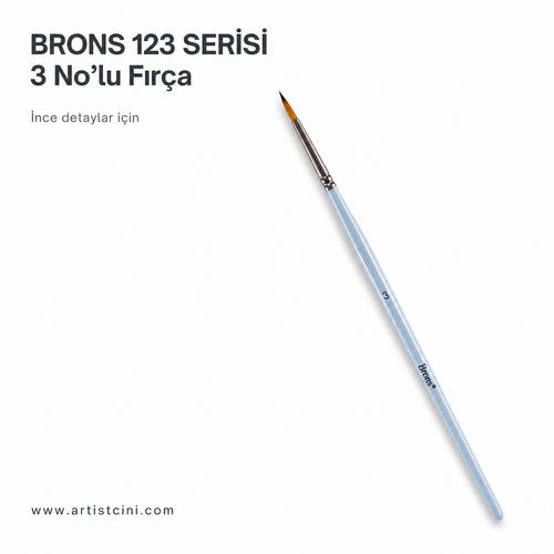 Brons 123 Serisi 3 No’lu Çini ve Detay Fırçası