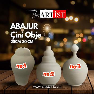 Çini Abajur - Model No:2 (25 cm)