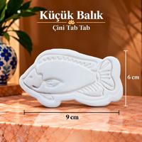 Çini Balık Küçük Boy  - 9x6 cm