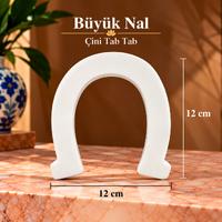 Çini Büyük Nal Tab Tab - 12x12 cm