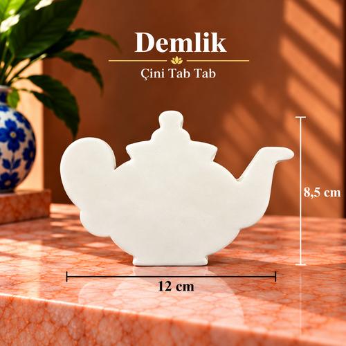 Çini Demlik Tab Tab - 8,5x12 cm