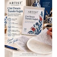 Çini Desen Transfer Kağıdı – A4