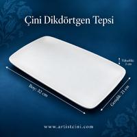 Çini Dikdörtgen Tepsi  - 32x21 cm