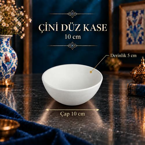 Çini Düz Kase - 10 cm