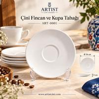Çini Fincan ve Çay Tabağı - ART-0001