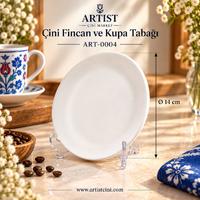Çini Fincan ve Çay Tabağı - ART-0004