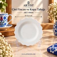 Çini Fincan ve Çay Tabağı - ART-0008