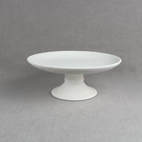 Çini Ham Bisküvi Ayaklı Düz Tabak 25cm.