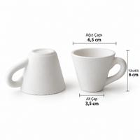 Çini Kahve Fincanı Bisküvi - Konik Model