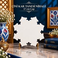 Çini Kar Tanesi Nihale - 17,5 cm