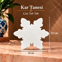 Çini Kar Tanesi Tab Tab - 10 cm