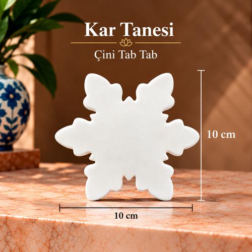 Çini Kar Tanesi Tab Tab - 10 cm