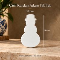 Çini Kardan Adam Tab Tab - 10 cm