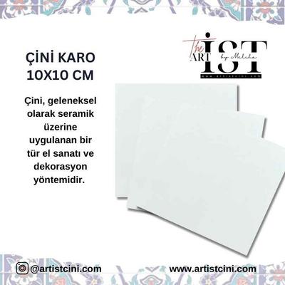 Çini Karo Bisküvi 10x10 Cm.