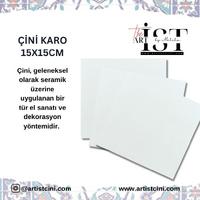 Çini Karo Bisküvi 15x15 Cm.