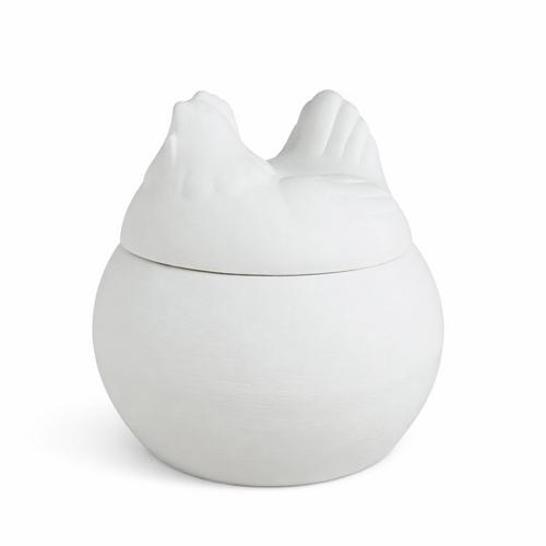 Çini Küre Kavanoz – Çini Kapaklı Tavuk Kavanoz 27 Cm.