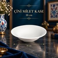 Çini Milet Kase - 18 cm