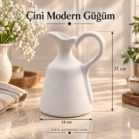 Çini Modern Güğüm - 21 cm