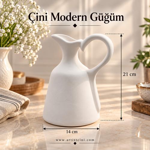 Çini Modern Güğüm - 21 cm