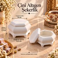 Çini Şekerlik – Altıgen