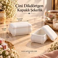 Çini Şekerlik – Dikdörtgen