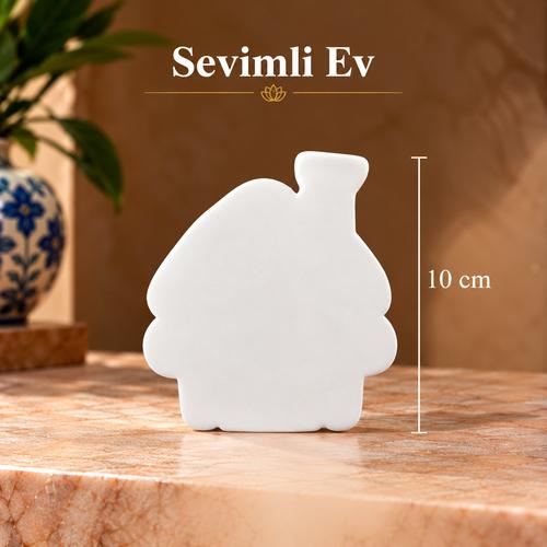 Çini Sevimli Ev Tab Tab -10 cm