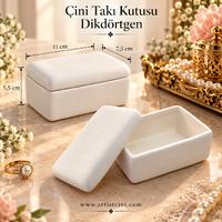 Çini Takı Kutusu - Altıgen