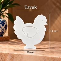 Çini Tavuk Tab Tab -14x15 cm