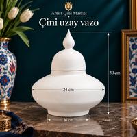 Çini Uzay Vazo – Büyük Boy