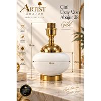 Çini Uzay Vazo Abajur 28 Gold