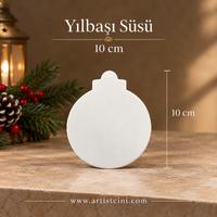 Çini Yılbaşı Süsü Tab Tab - 10 cm
