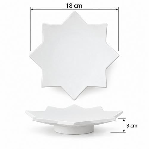 Çini Yıldız Tabak – 18 cm