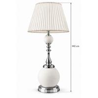 Elara Abajur Çini Ham Bisküvi - 102 CM