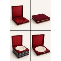 Kırmızı Kadife 25 cm Tabak Kutusu