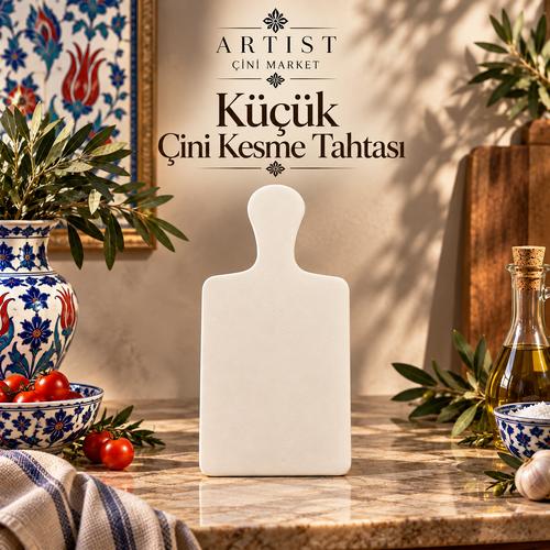Küçük Çini Kesme Tahtası – 27 × 14,5 cm