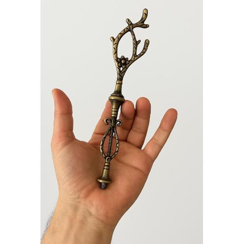 Paslanmaz Zamak Metal Katlı Servis Tabak Aparatı - Eskitme