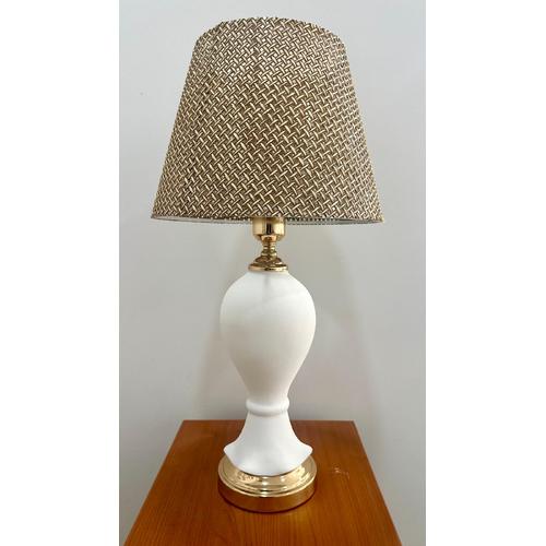 Peruze Abajur Çini Bisküvi - Gold Duy Set - 30 Cm Abajur Şapka No:10