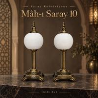 Saray Koleksiyonu · Mâh-ı Saray 10 — Zamak Kaideli Çini Bisküvi İkili Set
