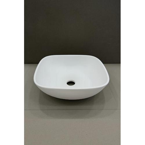 Seramik Lavabo Kare Ham Bisküvi (34x34 cm)